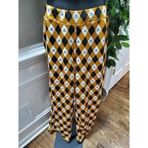 The Manor Men's Multicolor 100%Polyester Adjustable Waist Casual Trouser Size XL